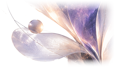 Ethereal glass flower petals